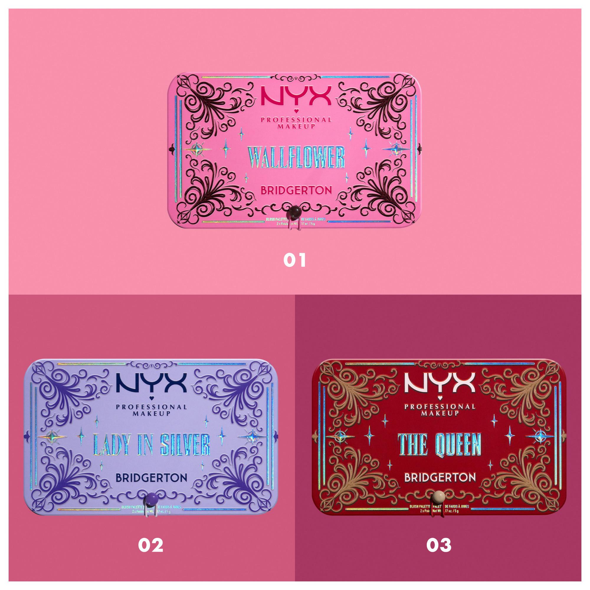 NYX-PROFESSIONAL-MAKEUP  Bridgerton Royal Flush Blush Palette 
