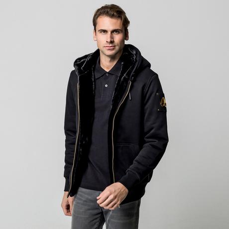 MOOSE KNUCKLES Classic Bunny Kapuzen Sweatjacke  