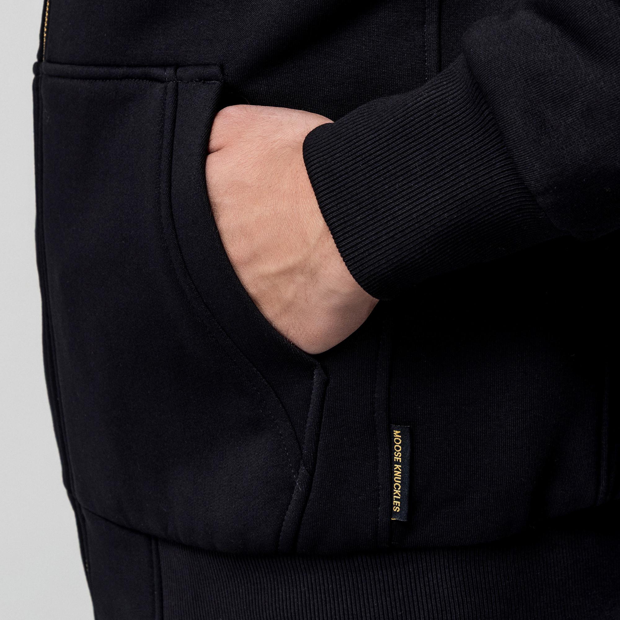 MOOSE KNUCKLES Classic Bunny Kapuzen Sweatjacke  