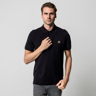 MOOSE KNUCKLES Everett Gold Polo T-Shirt  