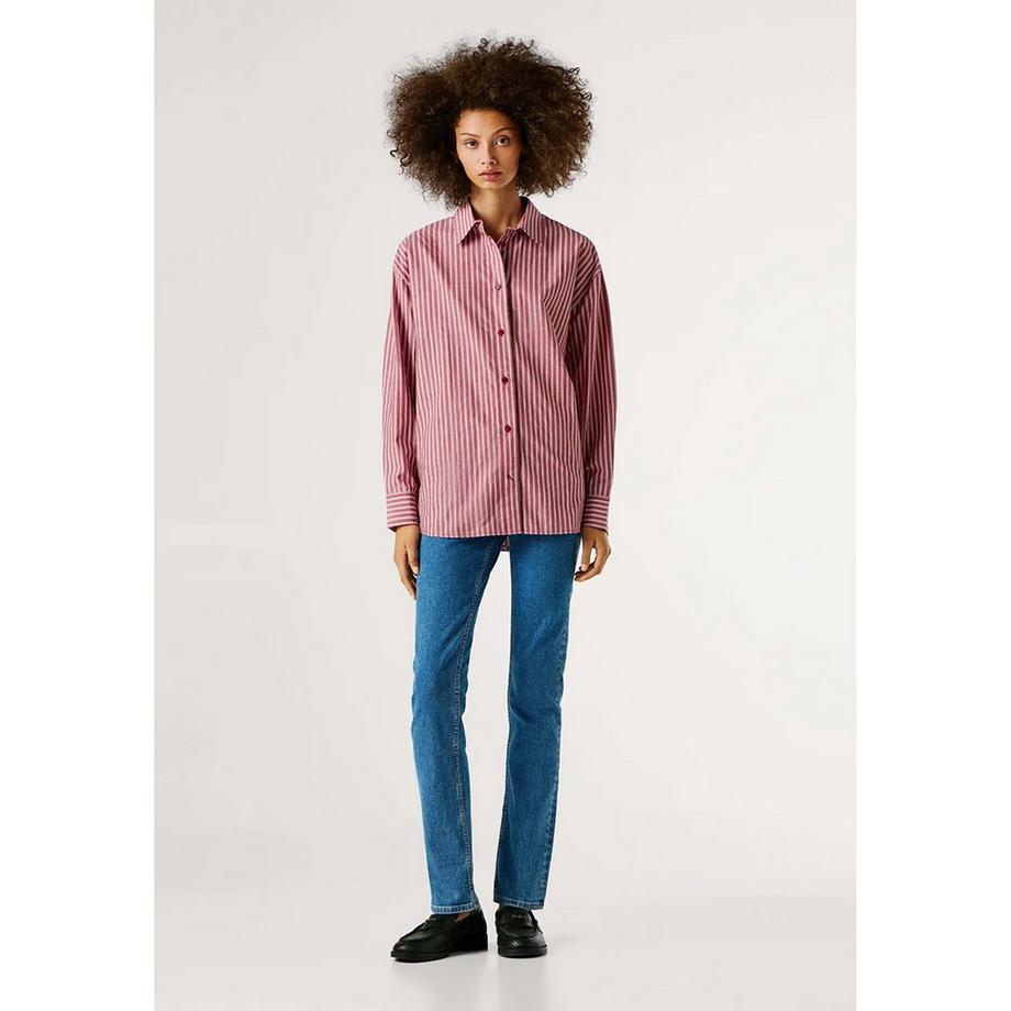 Pepe Jeans London Gestreifte Langarmbluse  