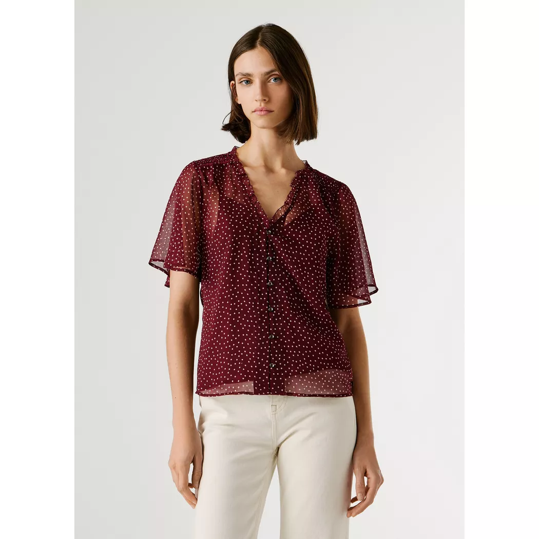 Pepe Jeans London - Bluse, für Damen, Rot, Größe L