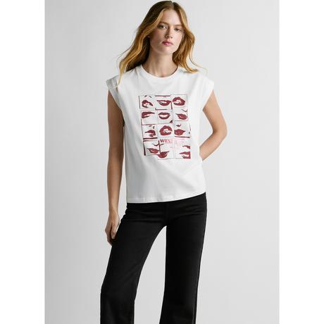 Pepe Jeans London T-Shirt Lippendruck  