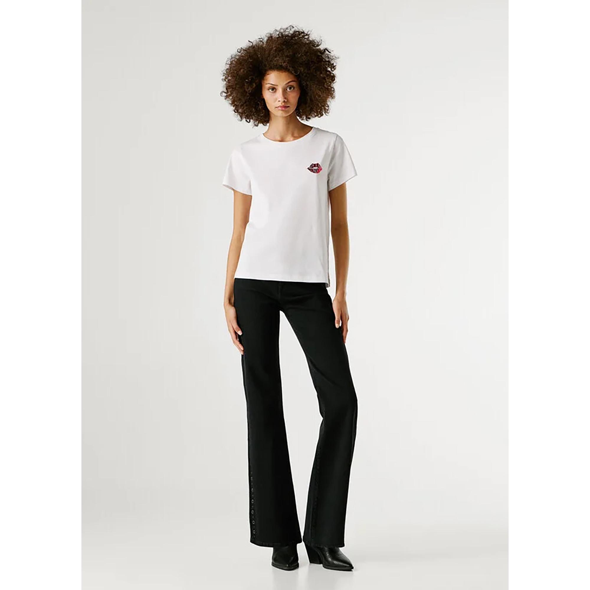 Pepe Jeans London T-Shirt Imprimé Lèvres  