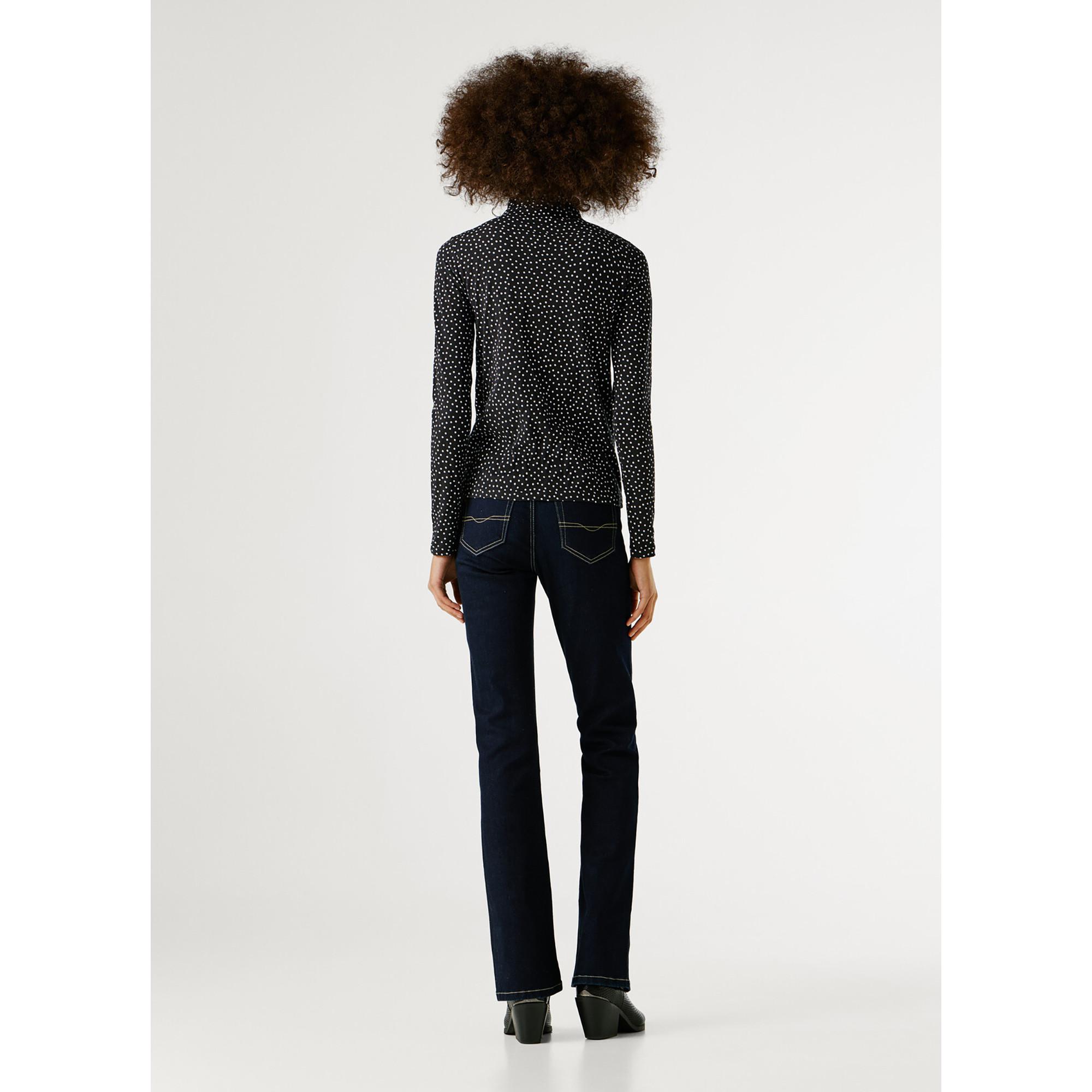 Pepe Jeans London Gepunktetes Langarm T-Shirt Slim Fit  