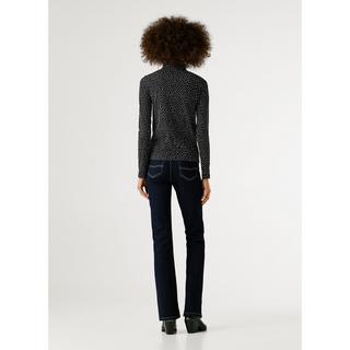 Pepe Jeans London Gepunktetes Langarm T-Shirt Slim Fit  