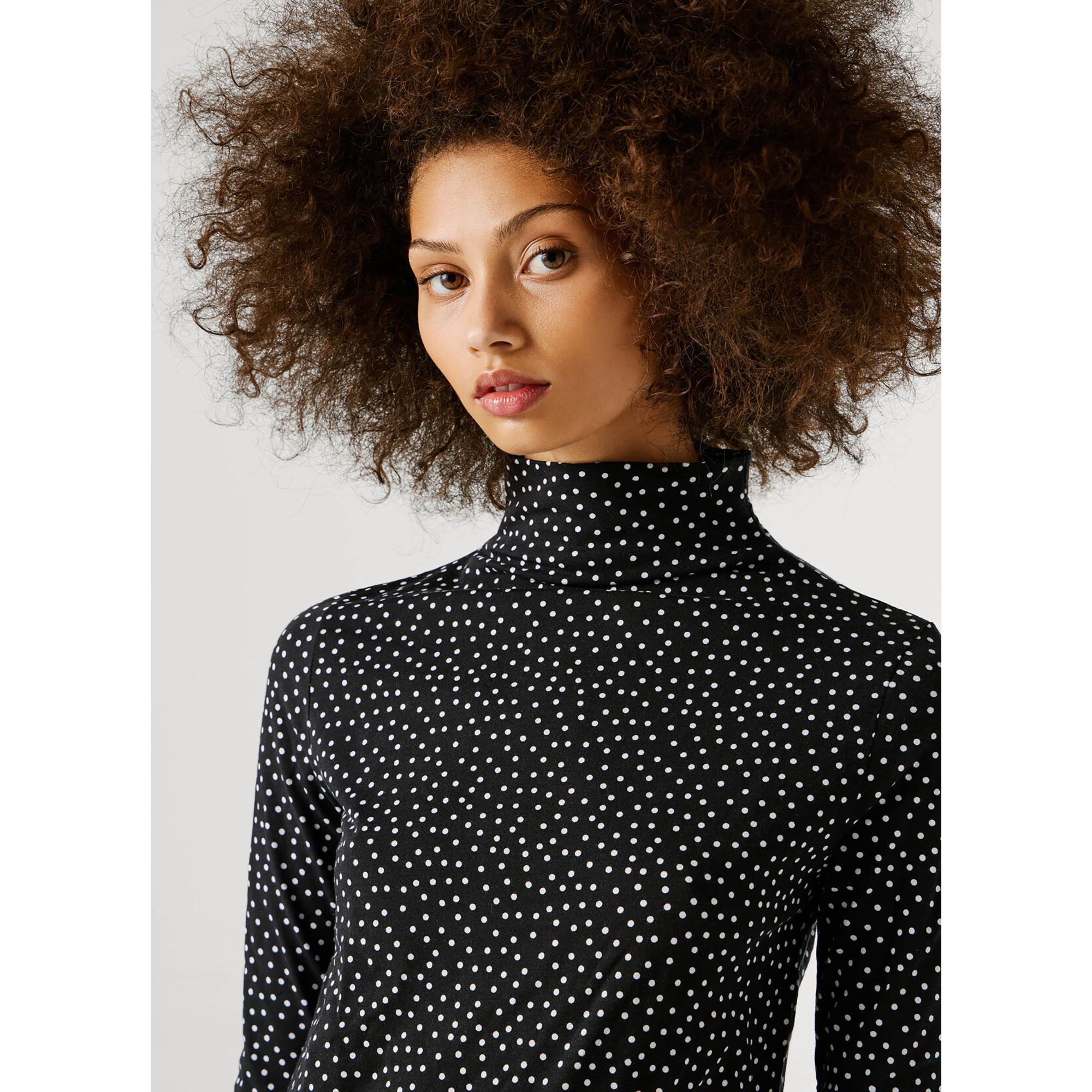 Pepe Jeans London Gepunktetes Langarm T-Shirt Slim Fit  