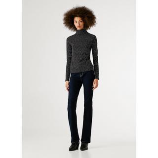 Pepe Jeans London Gepunktetes Langarm T-Shirt Slim Fit  