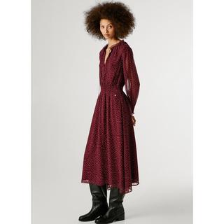 Pepe Jeans London Abito Midi a Pois  