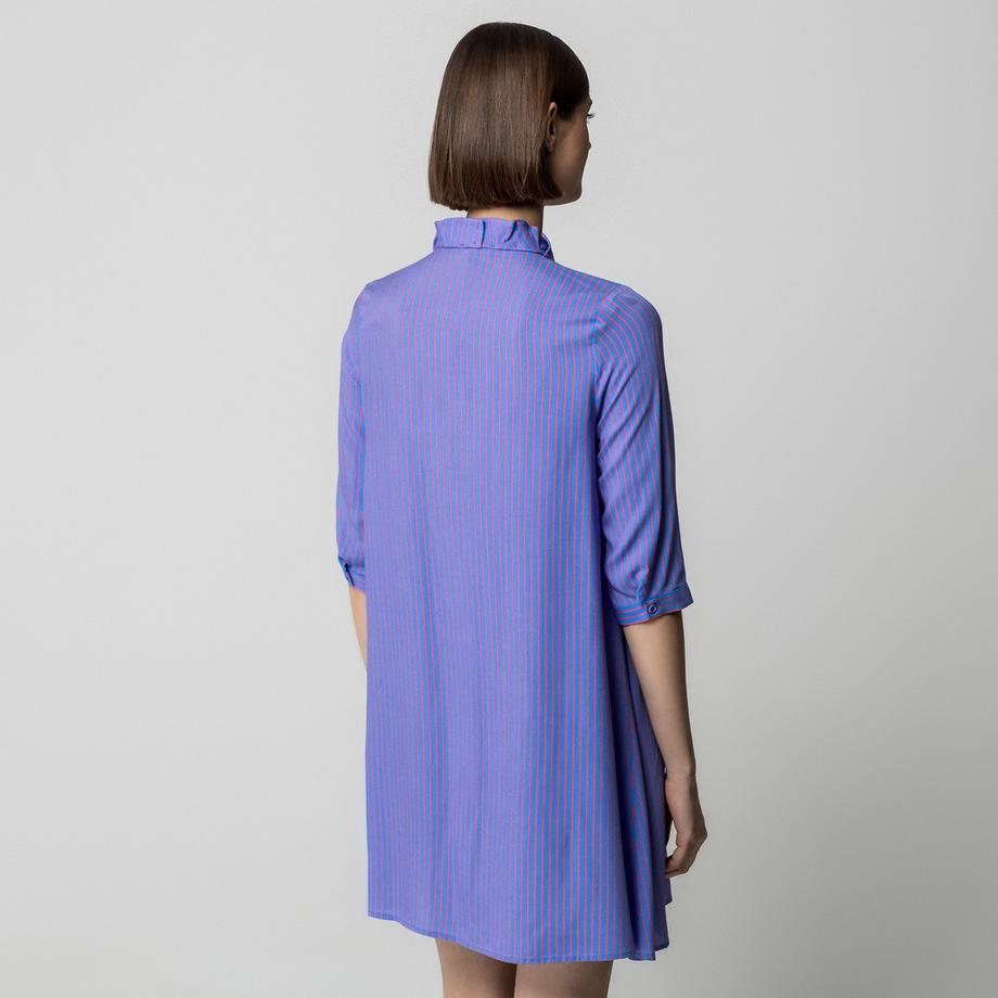 Manor Woman Robe décontractée rayée  