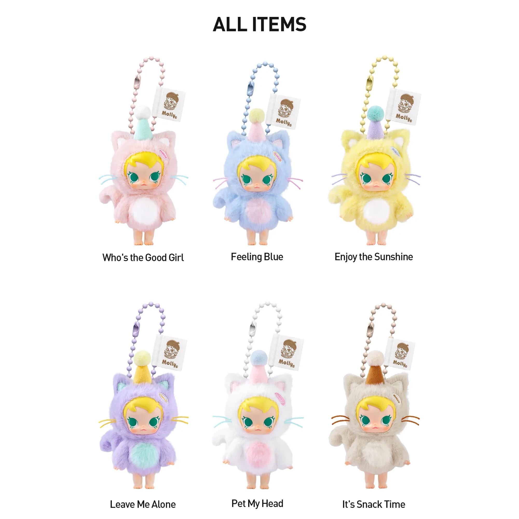 Popmart Beauty Baby Molly "Pocket Friends" Keychain-Series, Pack surprise  