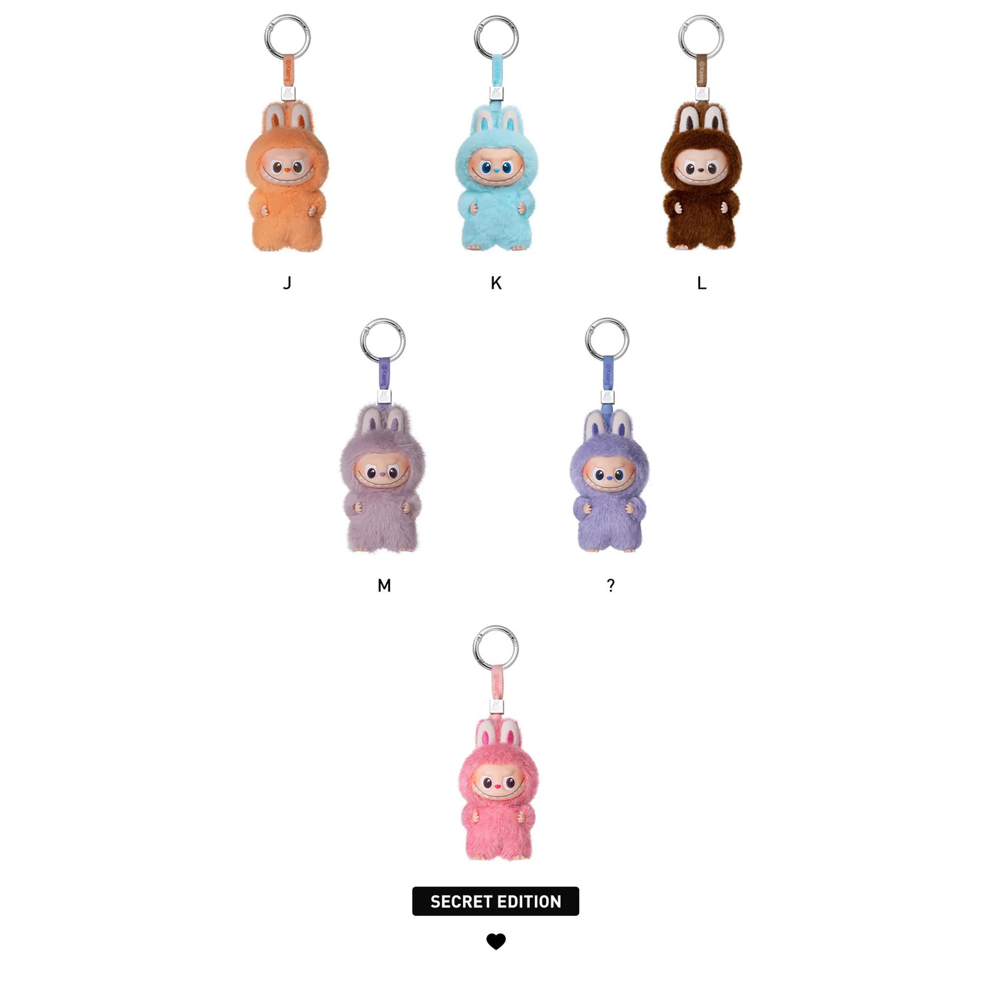 Popmart Beauty Labubu The Monsters "Pin for love" A-M Keychain-Series, Überraschungspack  