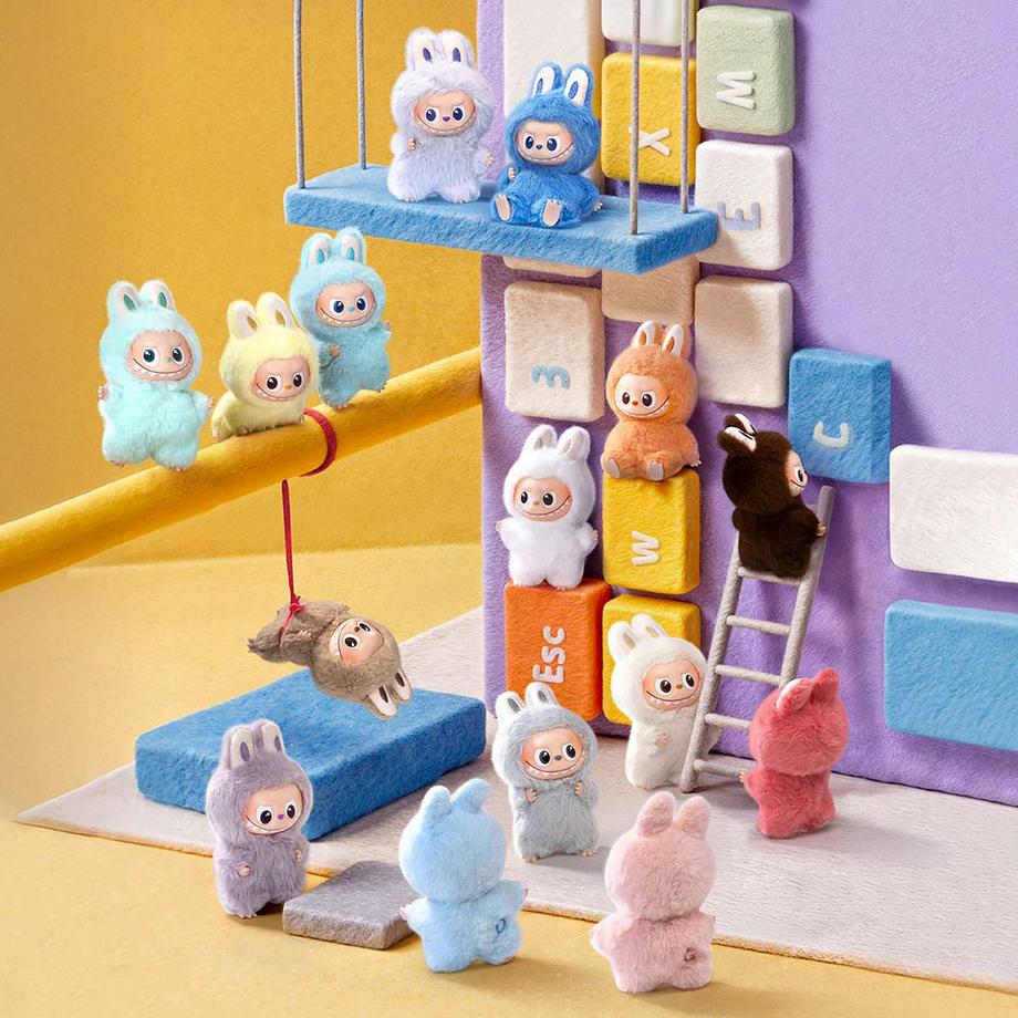 Popmart Beauty Labubu The Monsters "Pin for love" N-Z Keychain-Series, Überraschungspack   