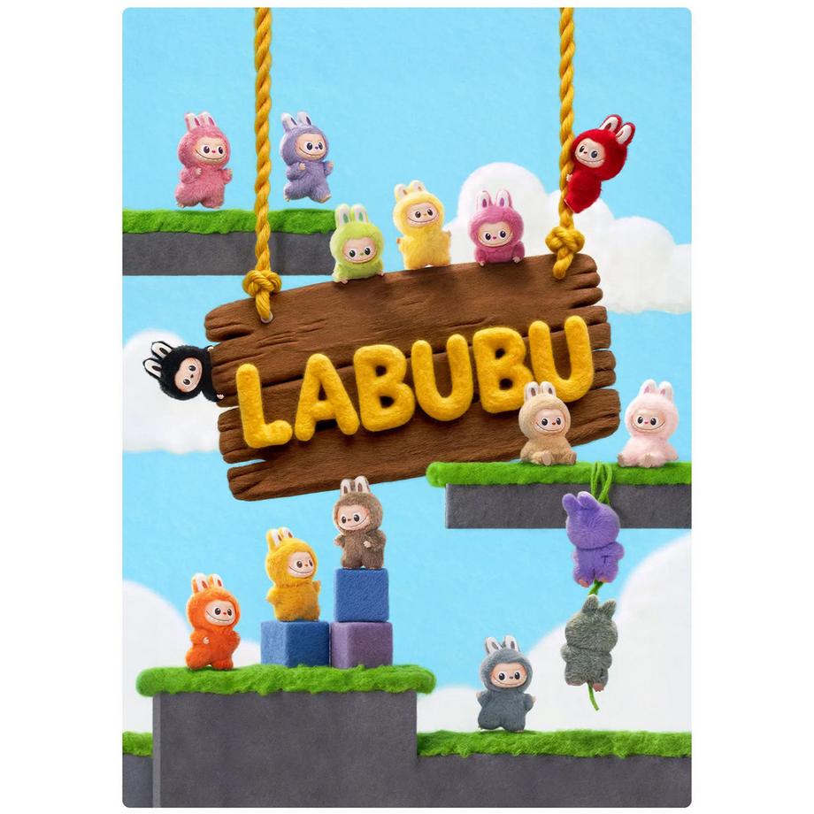 Popmart Beauty Labubu The Monsters "Pin for love" N-Z Keychain-Series, Überraschungspack   