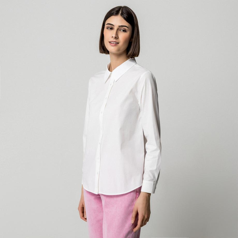 Manor Woman Chemisier Manches Longues Coupe Droite  