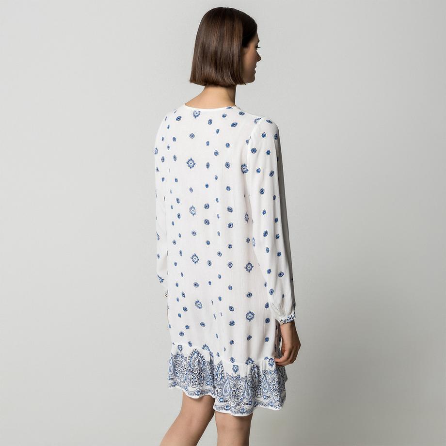 Manor Woman Robe décontractée à motif Paisley  