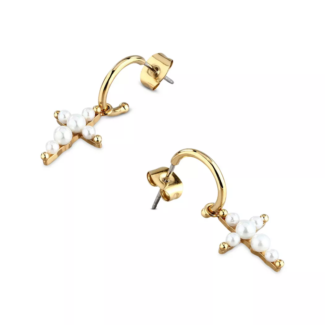 Chiara Ferragni - Ohrstecker, One Size, Goldfarben
