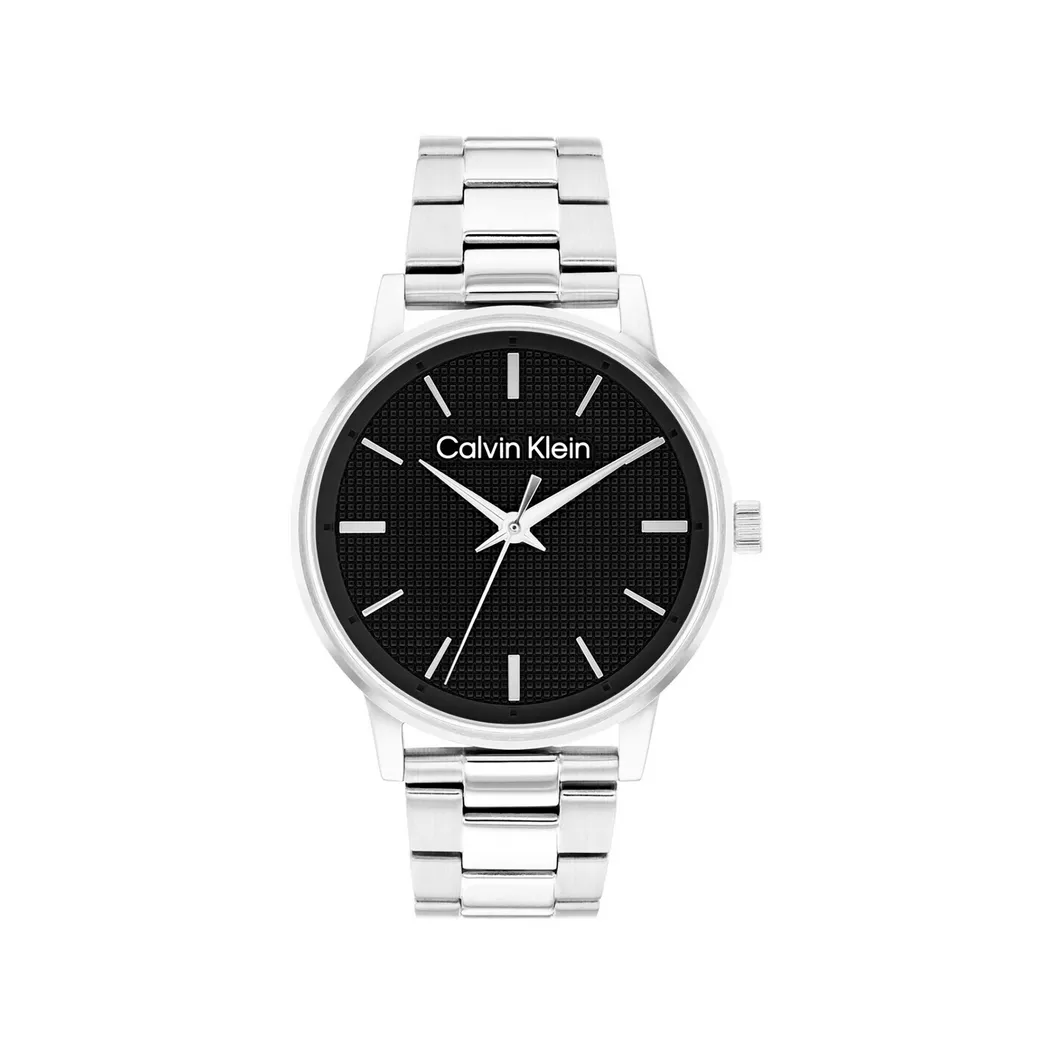 Calvin Klein Watches Montre Linked 41mm Silver / White One Size Homme