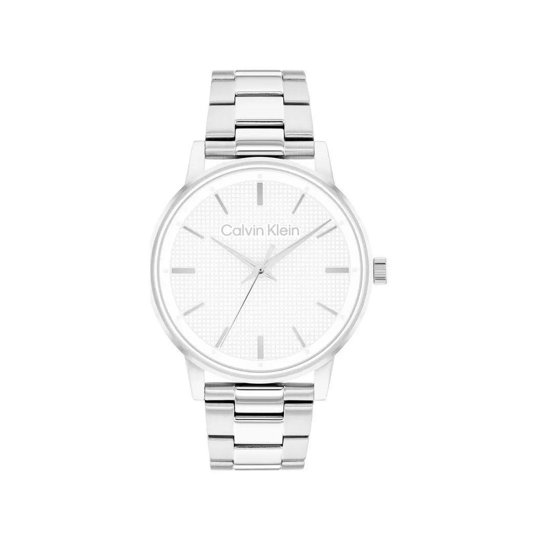 Calvin Klein Watches Montre Linked 41mm Silver / White One Size Homme 2