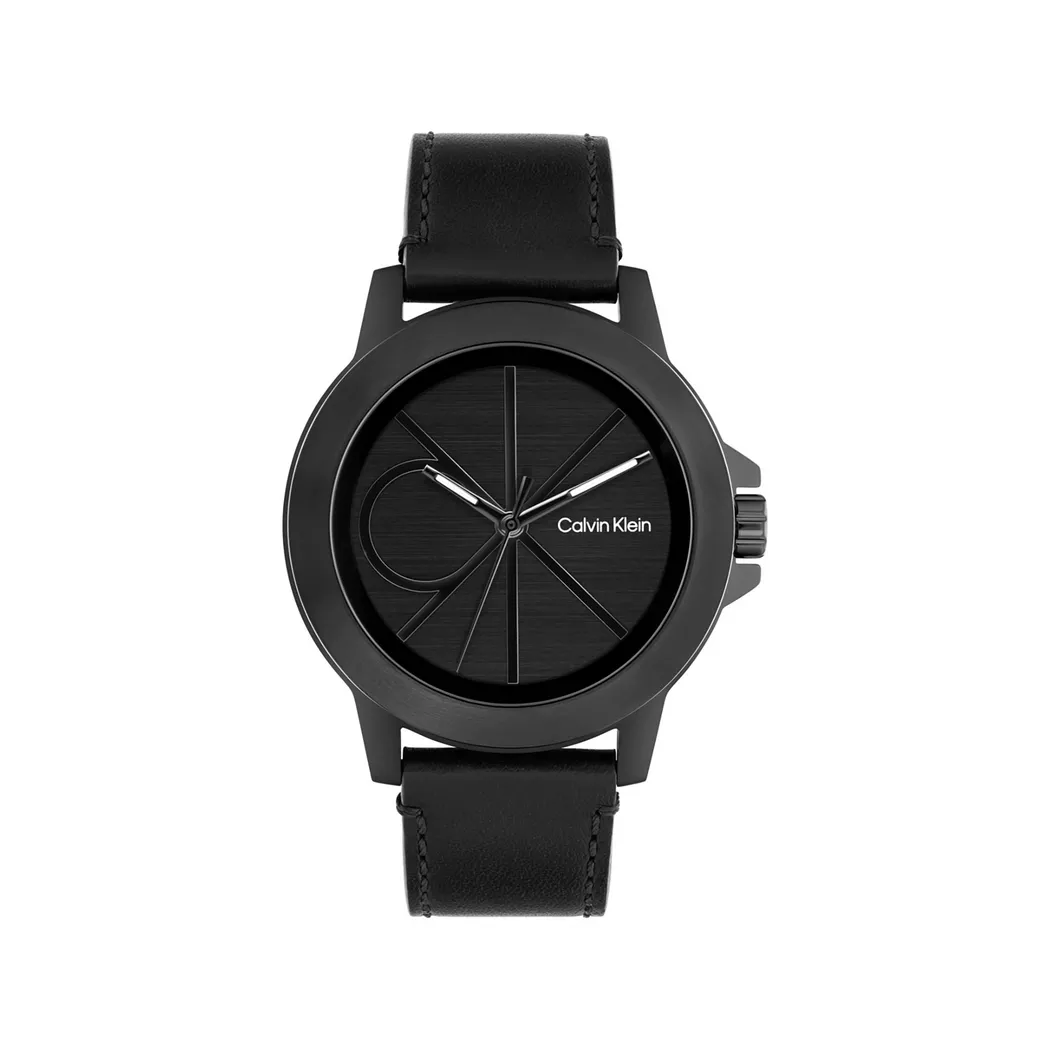 Calvin Klein Watches Montre Reset 42mm Black / Black One Size Homme