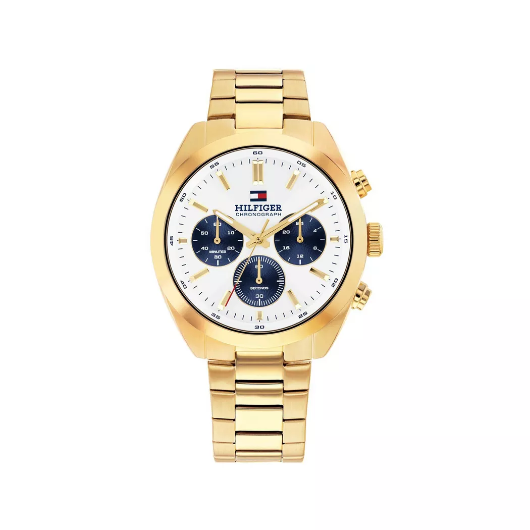 Tommy Hilfiger - Chronograph Uhr, Hudson, 40mm, Gold