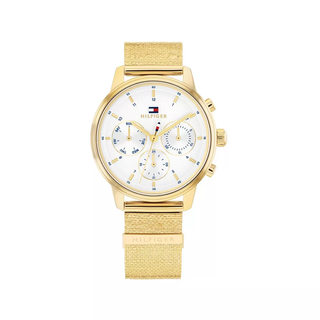 Tommy Hilfiger Blake Watch Gold White 34mm