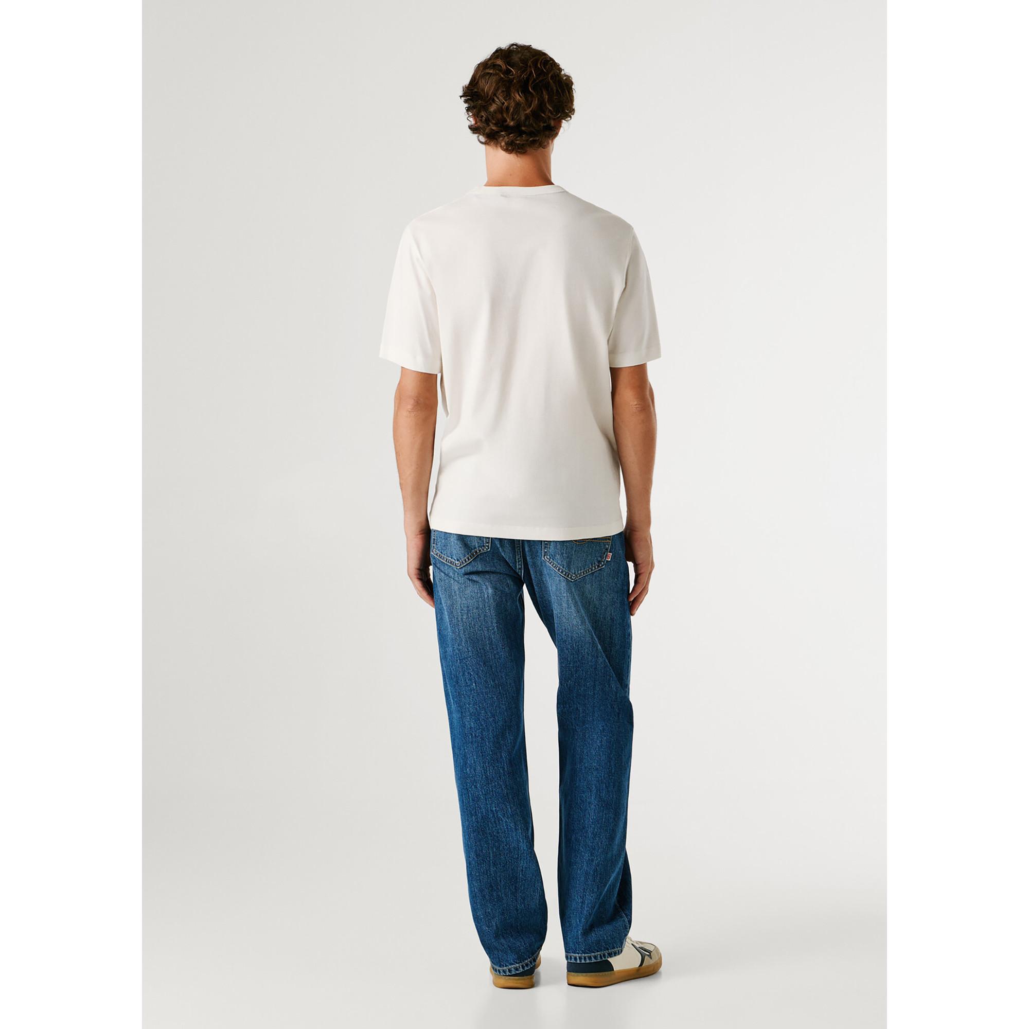 Pepe Jeans London Sawyer Schallplatten-Print T-Shirt  