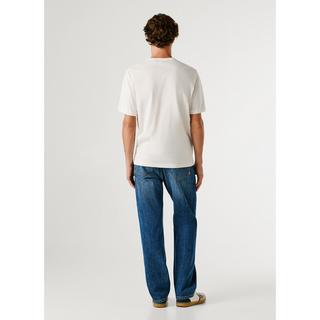 Pepe Jeans London Sawyer Schallplatten-Print T-Shirt  