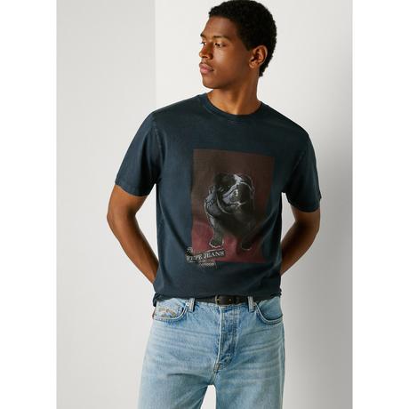 Pepe Jeans London Gavin Bulldog Print T-Shirt  
