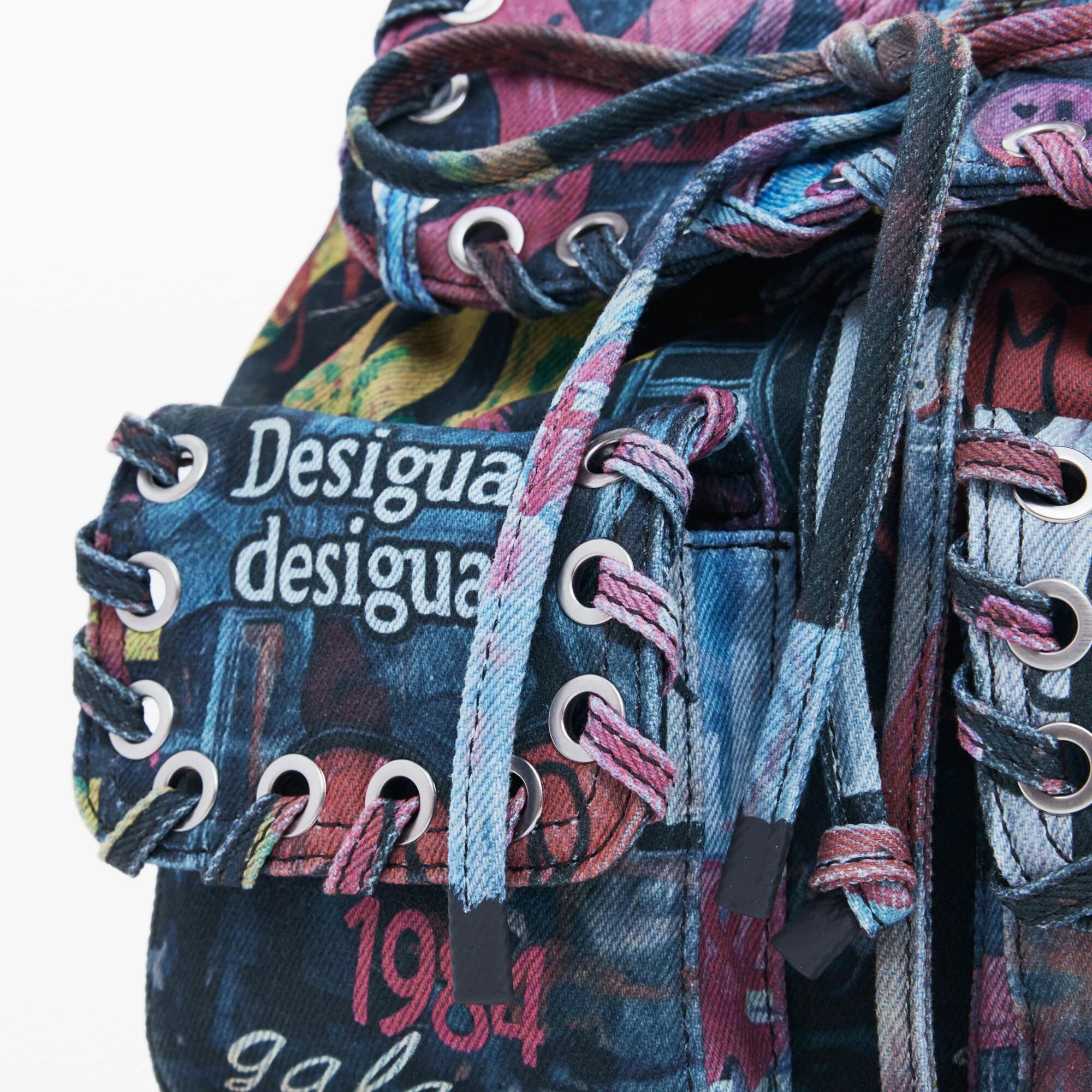 Desigual Zaino Stampa Graffiti  