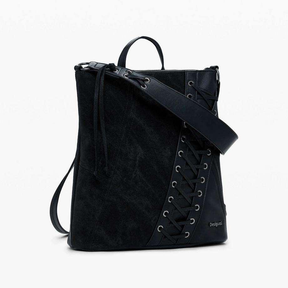 Desigual Rucksack mit geflochtenem Korsett-Detail  