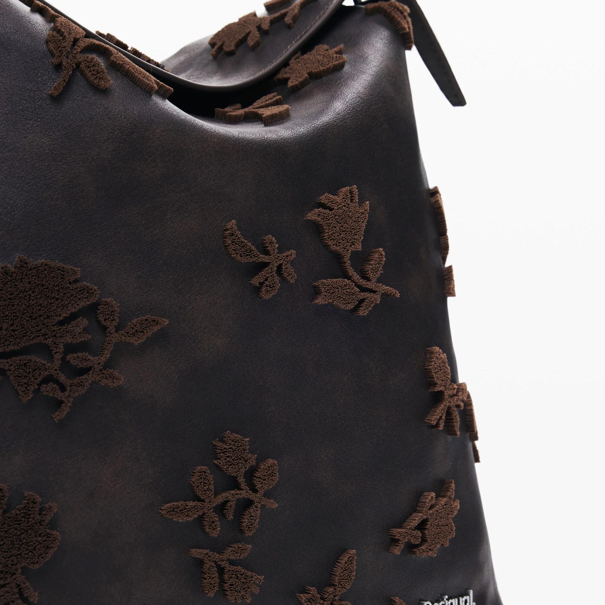 Desigual Zaino ricamato floreale  