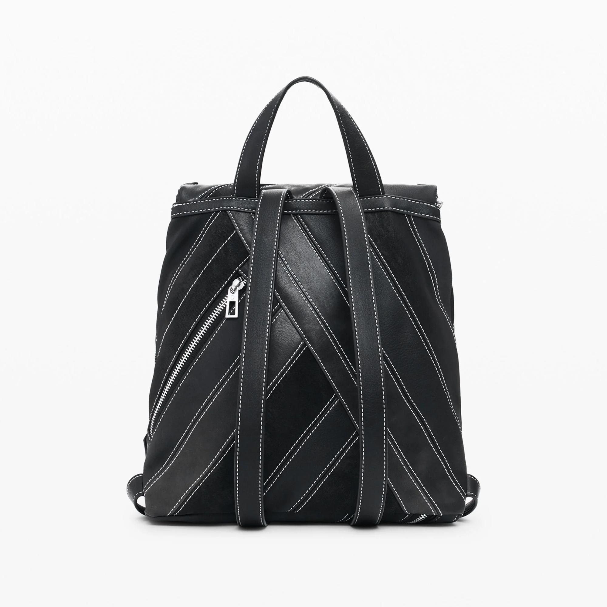 Desigual Kleiner Rucksack mit dekorativen Schnallen  