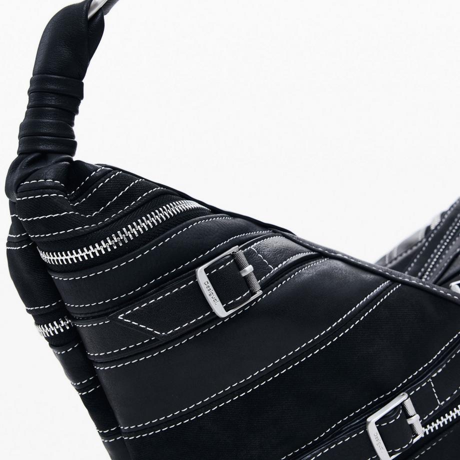 Desigual Sac Bandoulière moyen Forme Banane  