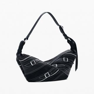 Desigual Schultertasche mittel Bananenform  