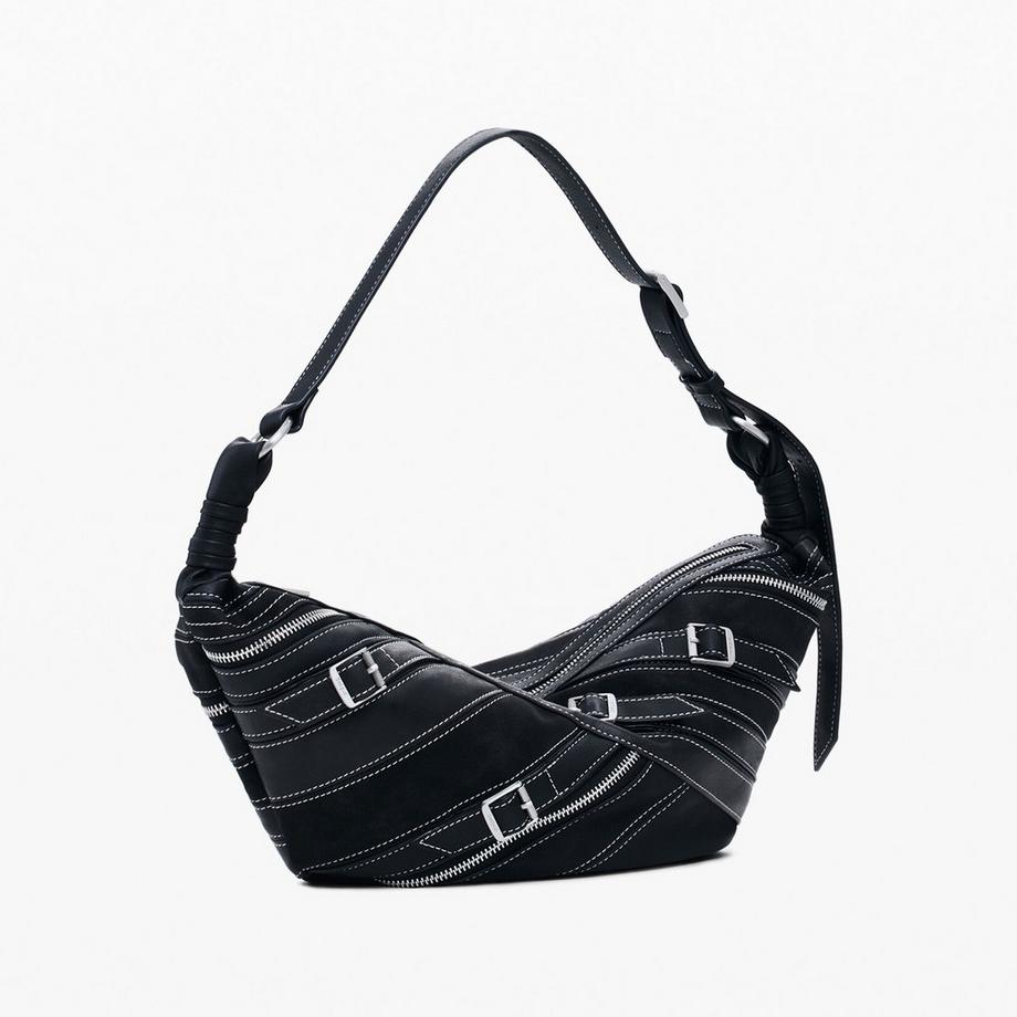 Desigual Sac Bandoulière moyen Forme Banane  