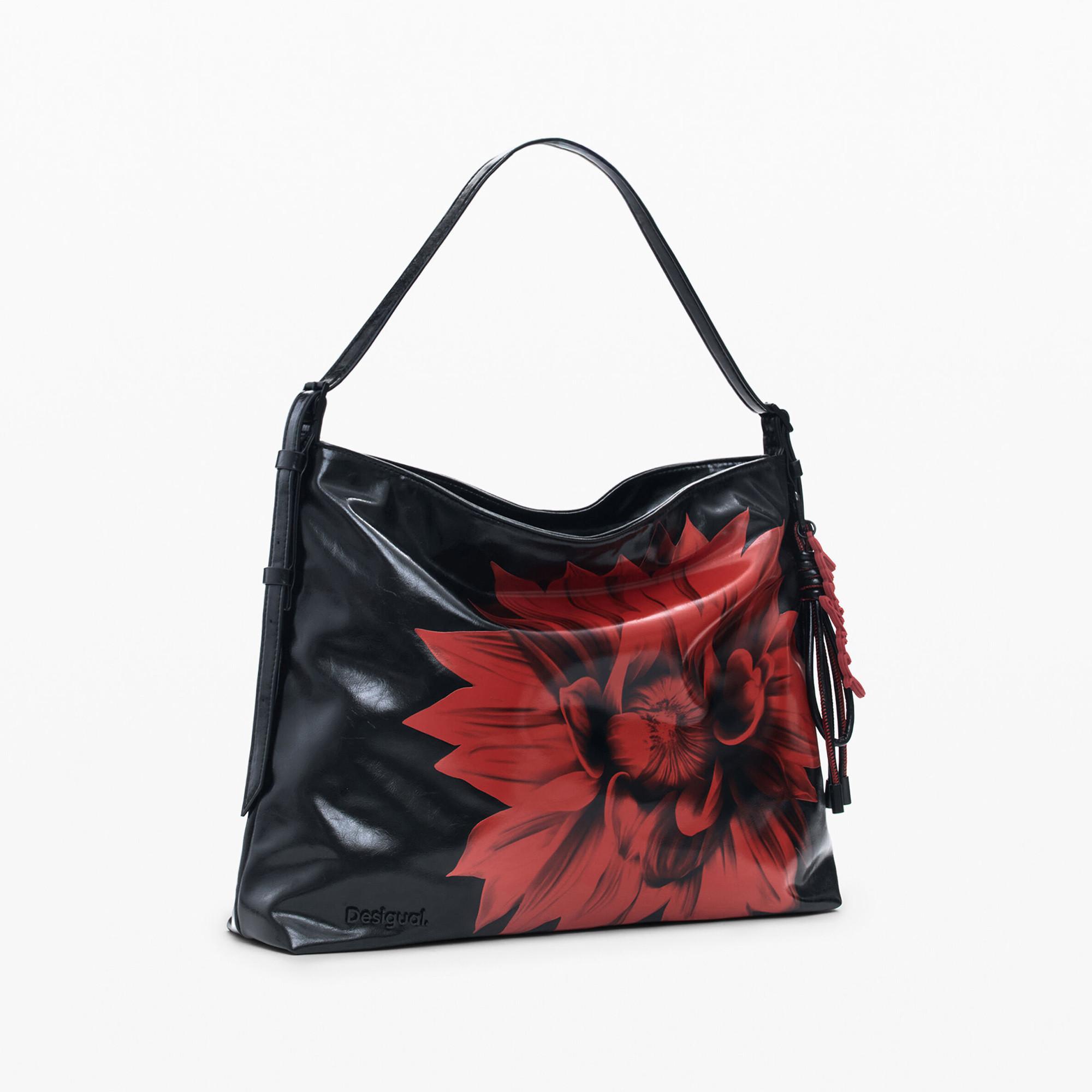 Desigual Schultertasche mit Blumenmuster  