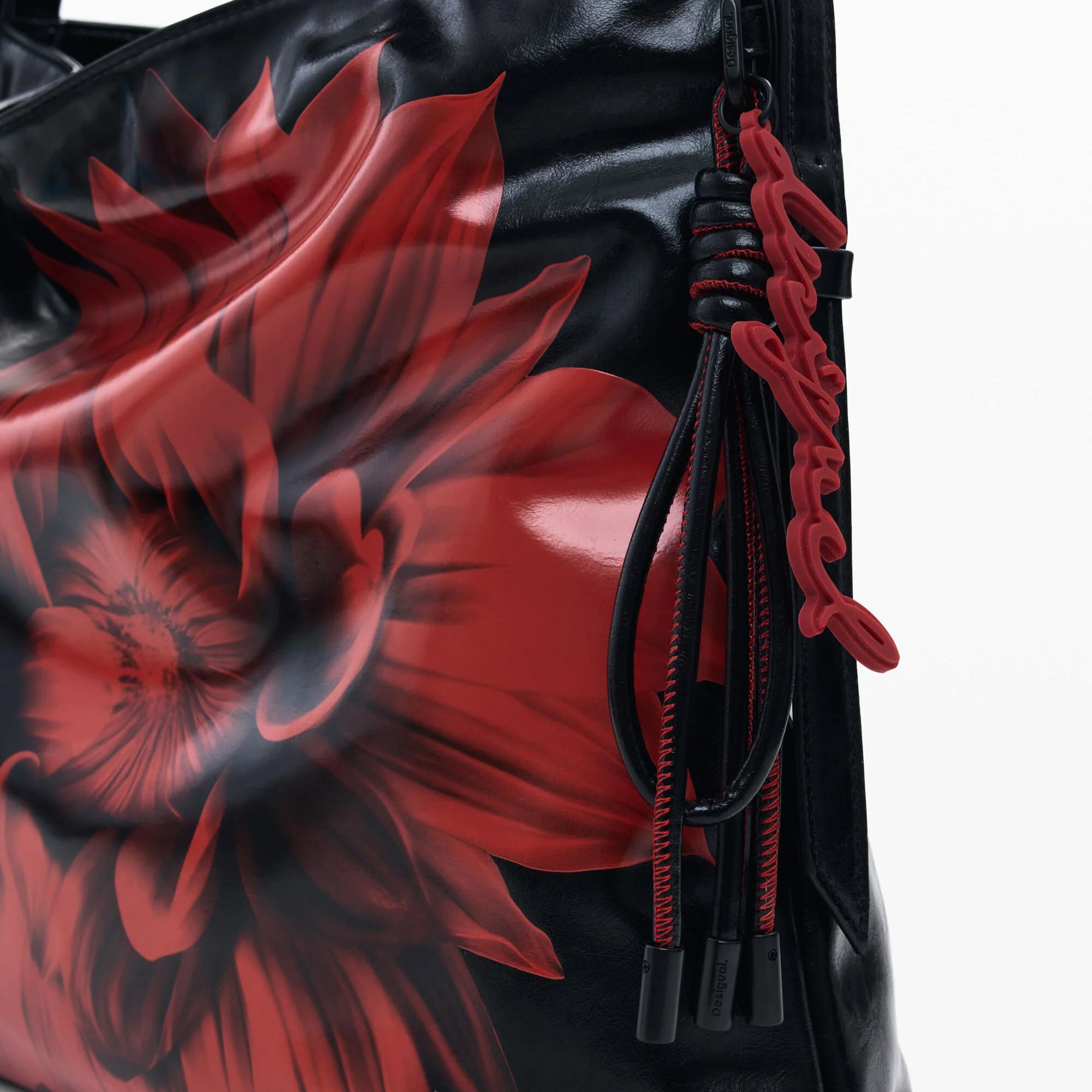 Desigual Schultertasche mit Blumenmuster  