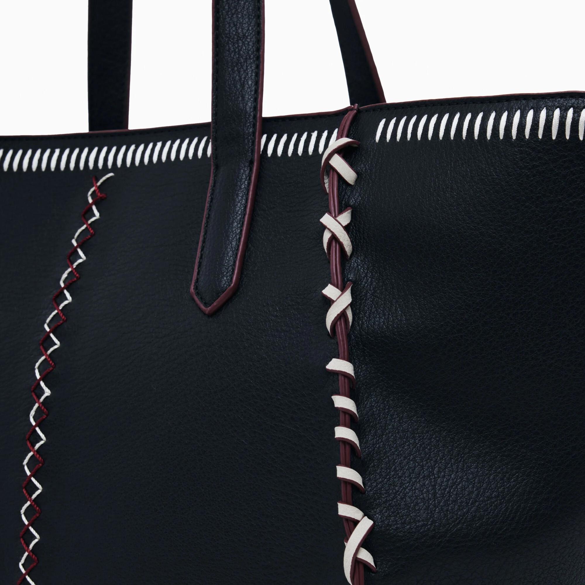 Desigual Sac Shopper avec Broderie Décorative  