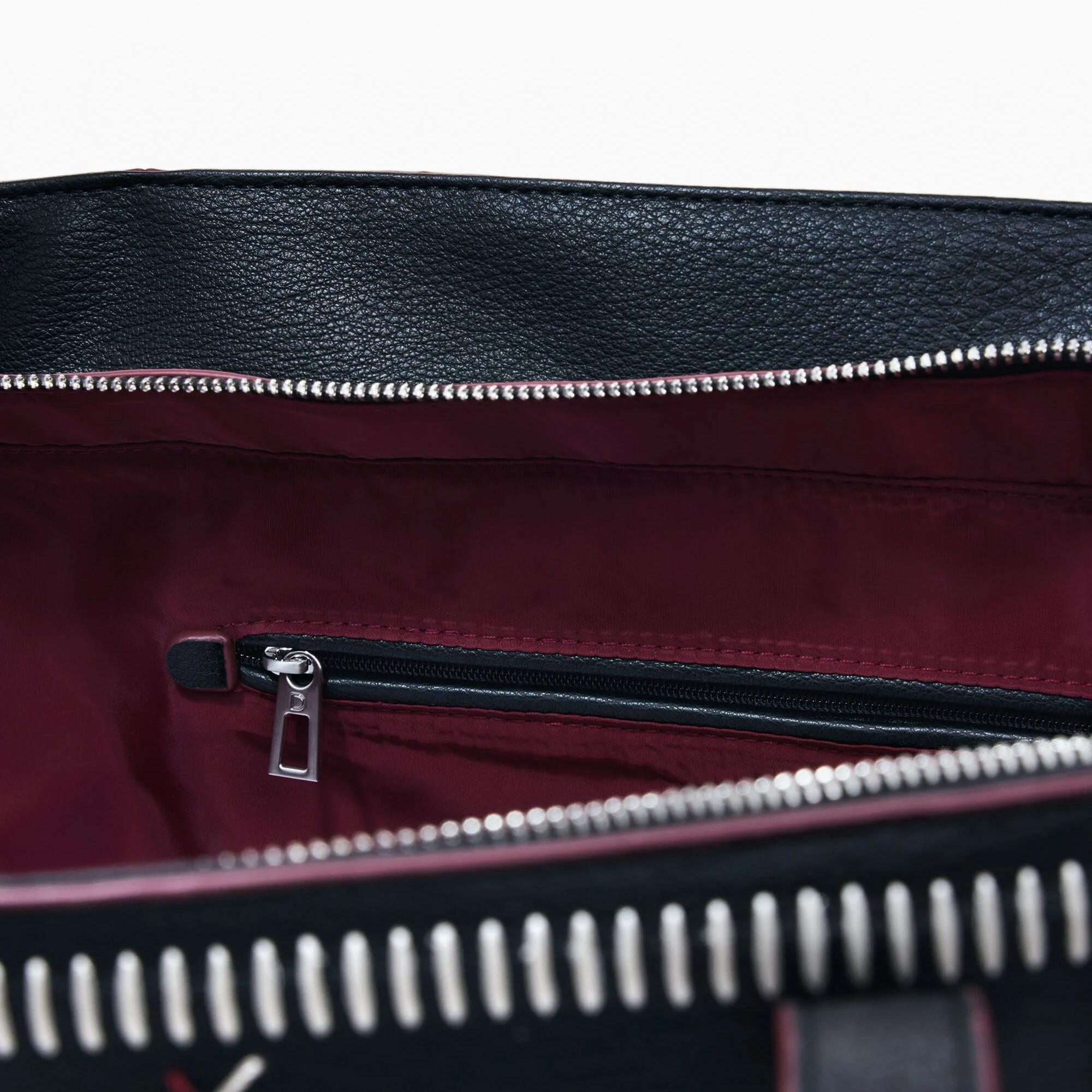 Desigual Sac Shopper avec Broderie Décorative  