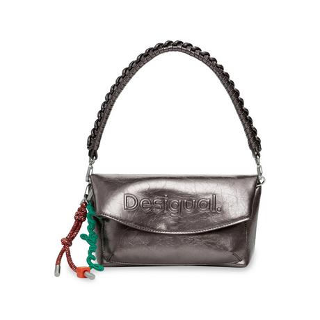 Desigual Borsa a Tracolla con Finitura Metallizzata  