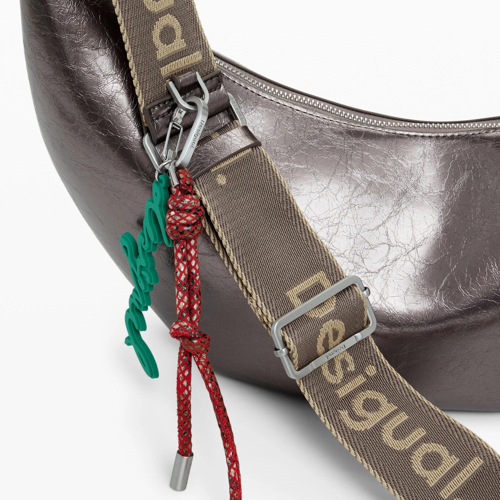 Desigual Borsa a Tracolla Metallizzata  