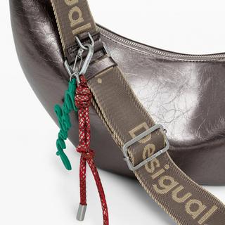 Desigual Borsa a Tracolla Metallizzata  