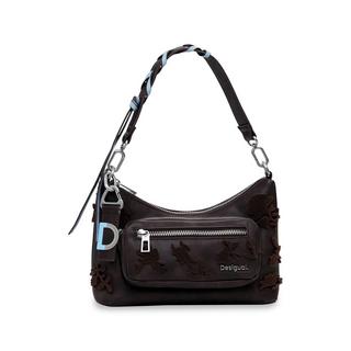 Desigual Sac Bandoulière Look Usé Détails Floraux  