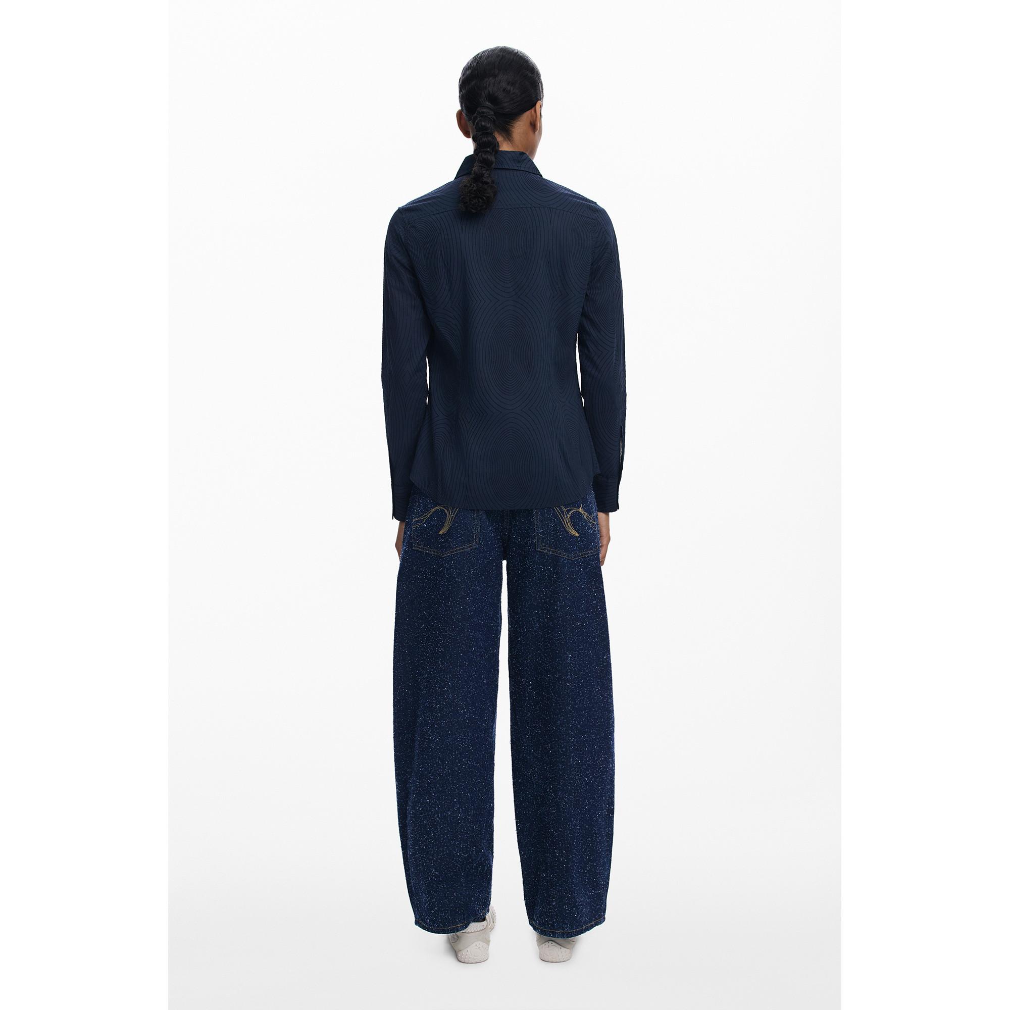 Desigual Chemisier à volants fleuri  