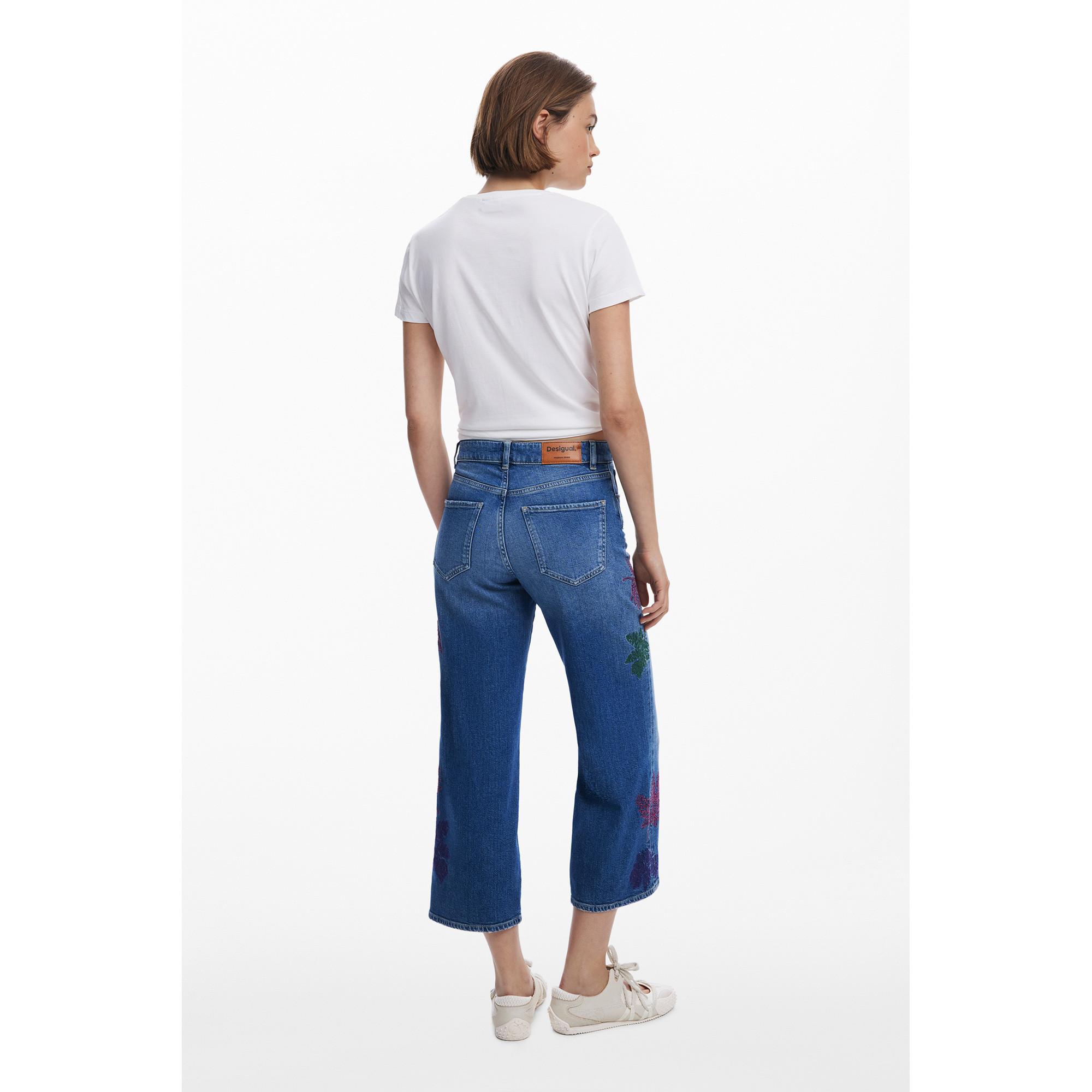 Desigual Culotte Jeans Regular Waist  