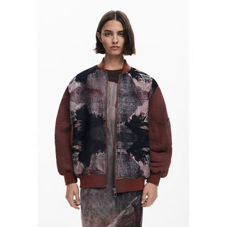Desigual Giacca Bomber Stampata  