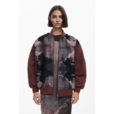 Desigual Giacca Bomber Stampata  