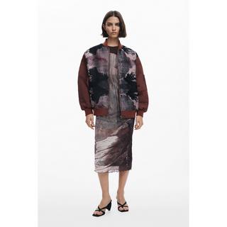 Desigual Giacca Bomber Stampata  