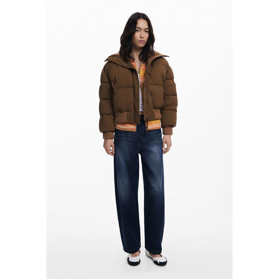 Desigual Kurze Stepp Bomberjacke  